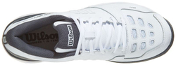 Мужские кроссовки теннисные Wilson Rush Comp LTR - white/white/ebony