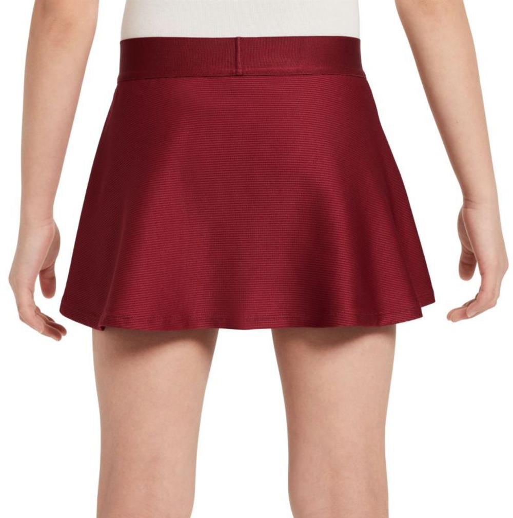 Юбка для девочки теннисная Nike Girls Court Dri-Fit Victory Flouncy - красный
