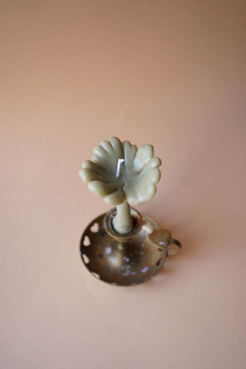 Свеча Unification Love Гриб Лисичка хаки (Пачули и дерево)