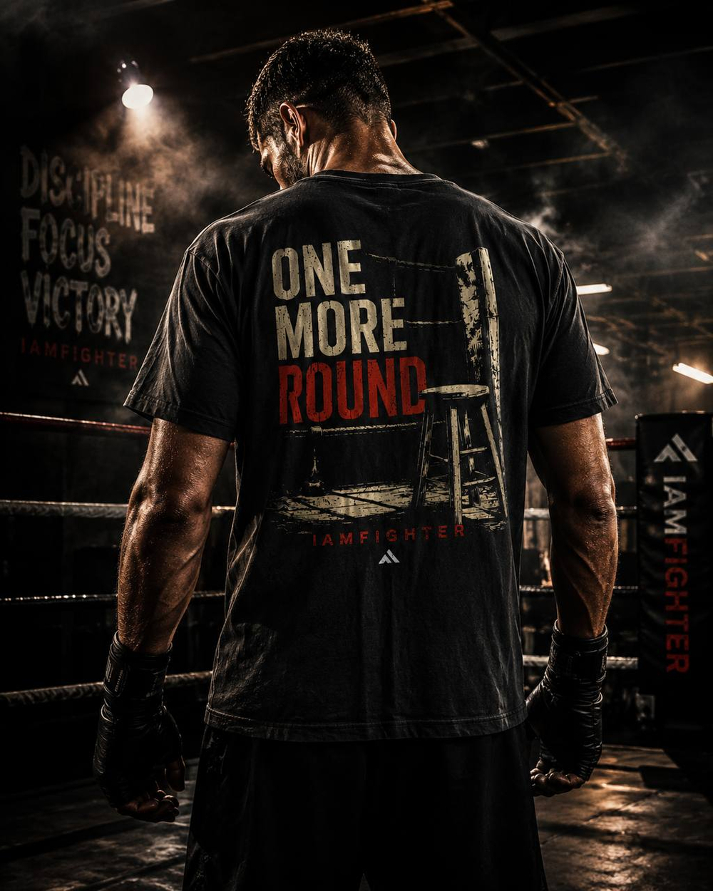 Футболка IAMFIGHTER | One More Round хлопок