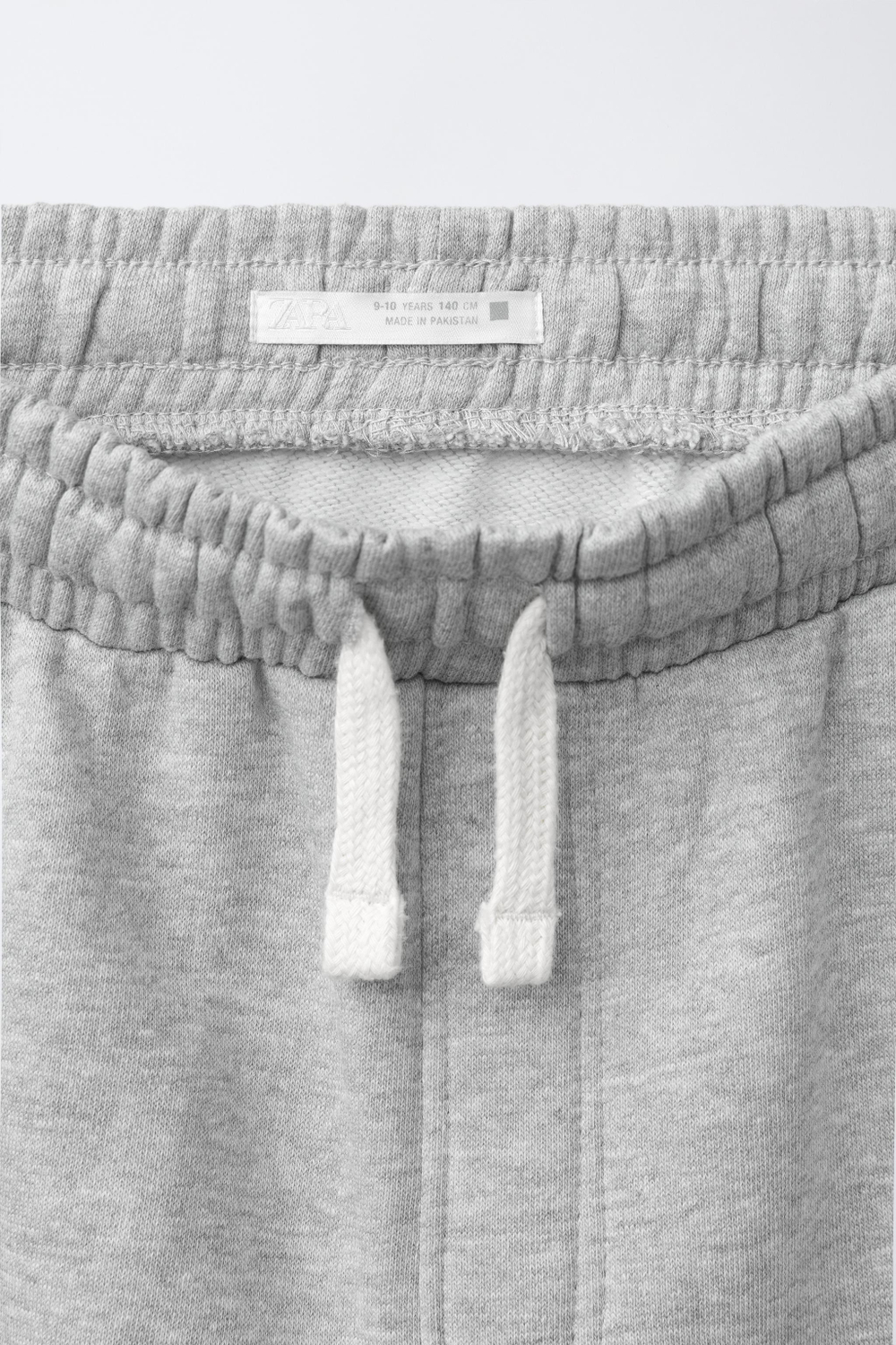 ZARA БРЮКИ BARREL ИЗ ФУТЕРА, СЕРЫЙ МЕЛАНЖ