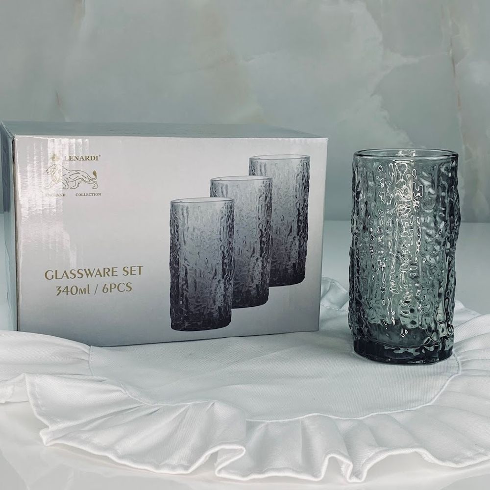 Lenardi 200-008 Набор из 6 стаканов 340мл. в под.уп.(х6)Стекло