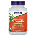 NOW Foods, сертифицированная органическая хлорелла в порошке, 113 г (4 унции)