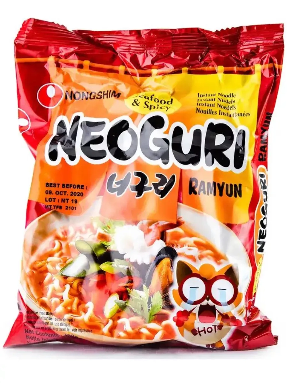 Лапша Neoguri со вкусом морепродуктов острая 120 г * 3 шт