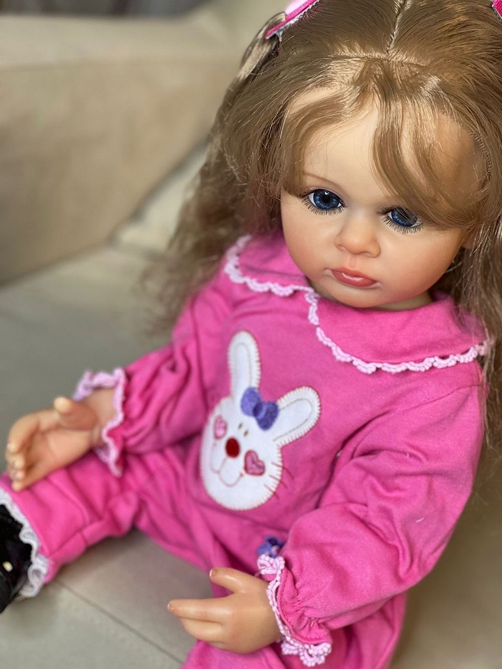 Кукла Реборн виниловая 55см в пакете (FA-315)