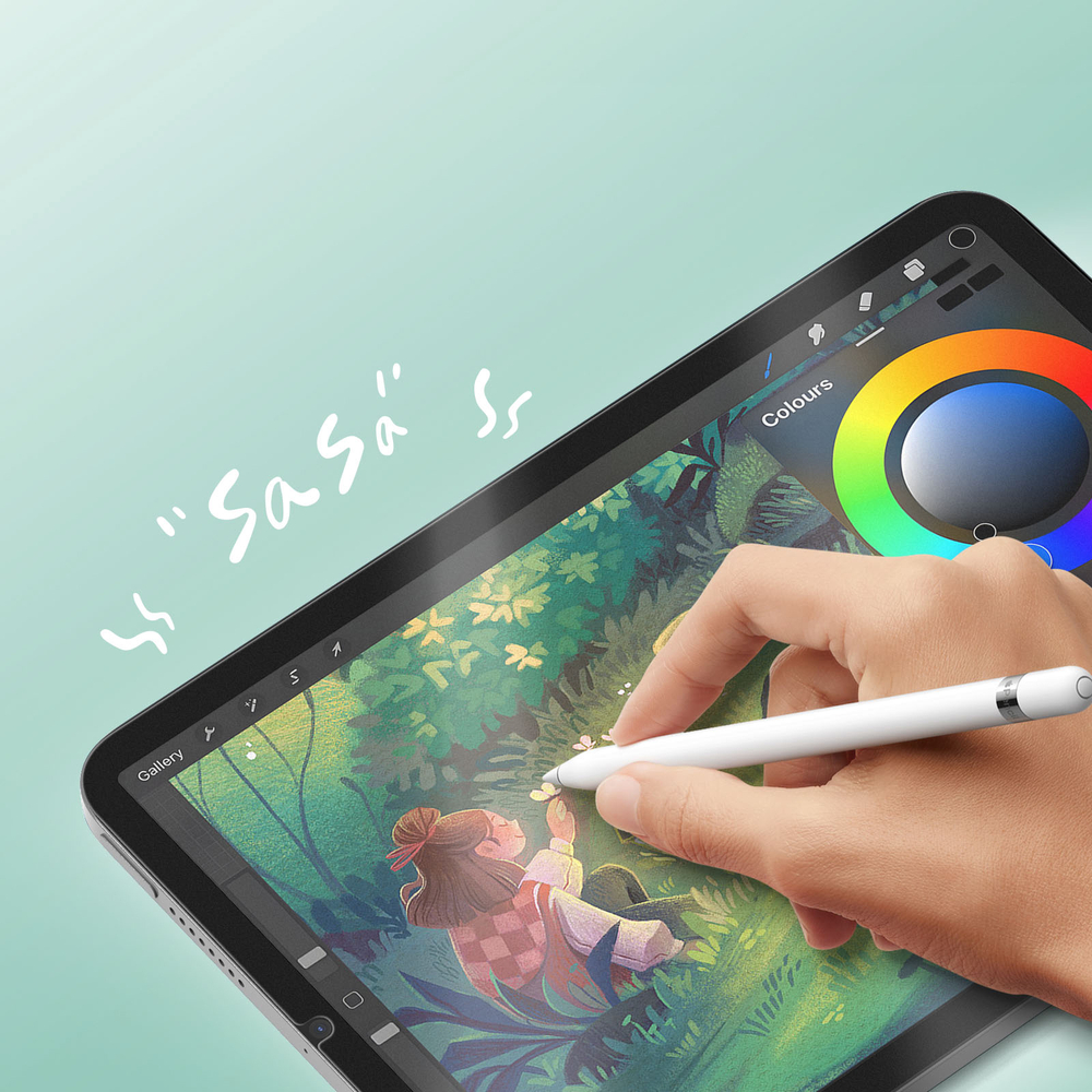 Защитная пленка с бумажной текстурой для планшета iPad Mini 6 и Mini 7, серия Naad Series Paper от Dux Ducis