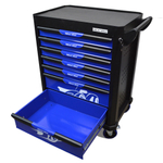 Инструментальная тележка GW-7ST Blue (Great Wolf ) 7 ящиков, увеличенные колеса с тормозом, ЦЗ