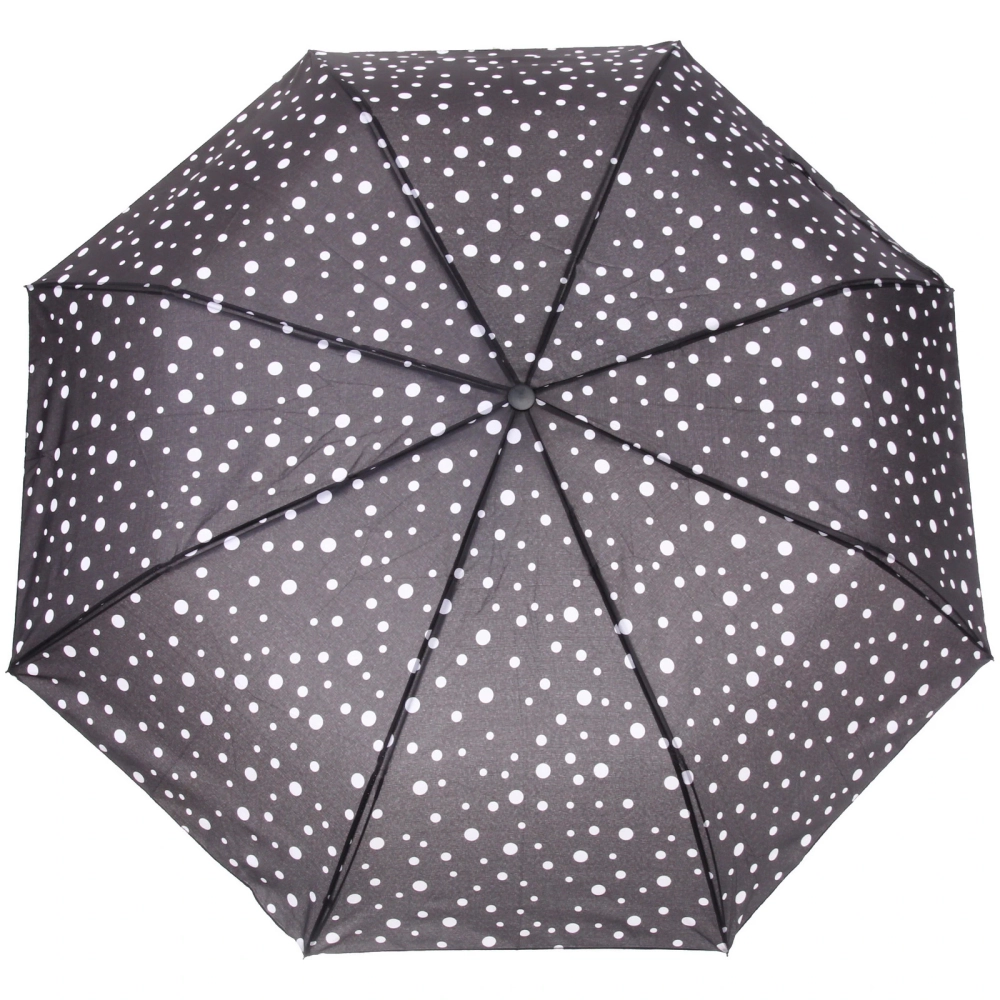 Зонт женский полуавтомат «Капли дождя», микс 6 цветов, 8 спиц, d-100см, длина в слож. виде 30см