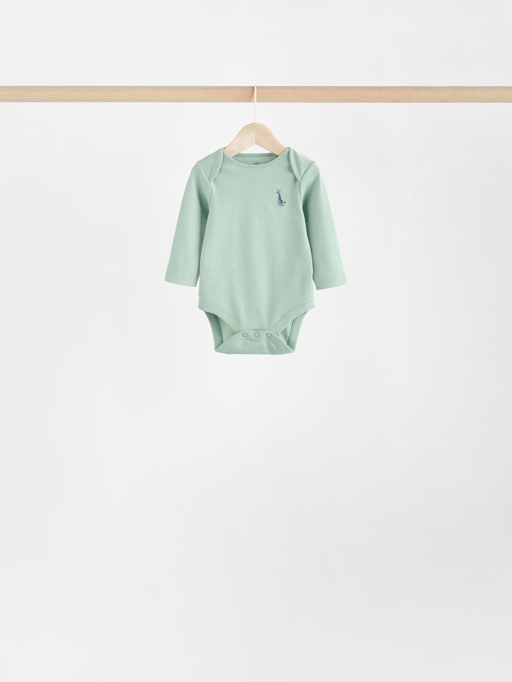 Боди с длинным рукавом для малышей Next N27-269, 7 шт., Молочный, Серый, Синий