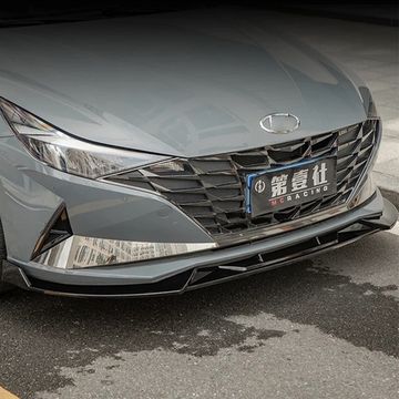 Сплиттер переднего бампера Hyundai Elantra 2020-2023 (тип 2)