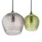 Светильник подвесной каскадный Aurora, Ø40 см, зеленый/серый