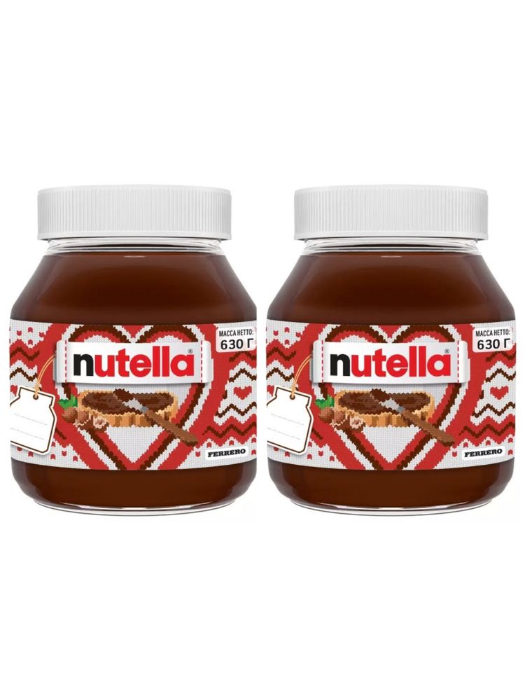 Шоколадная паста Nutella 630 г x 2 шт