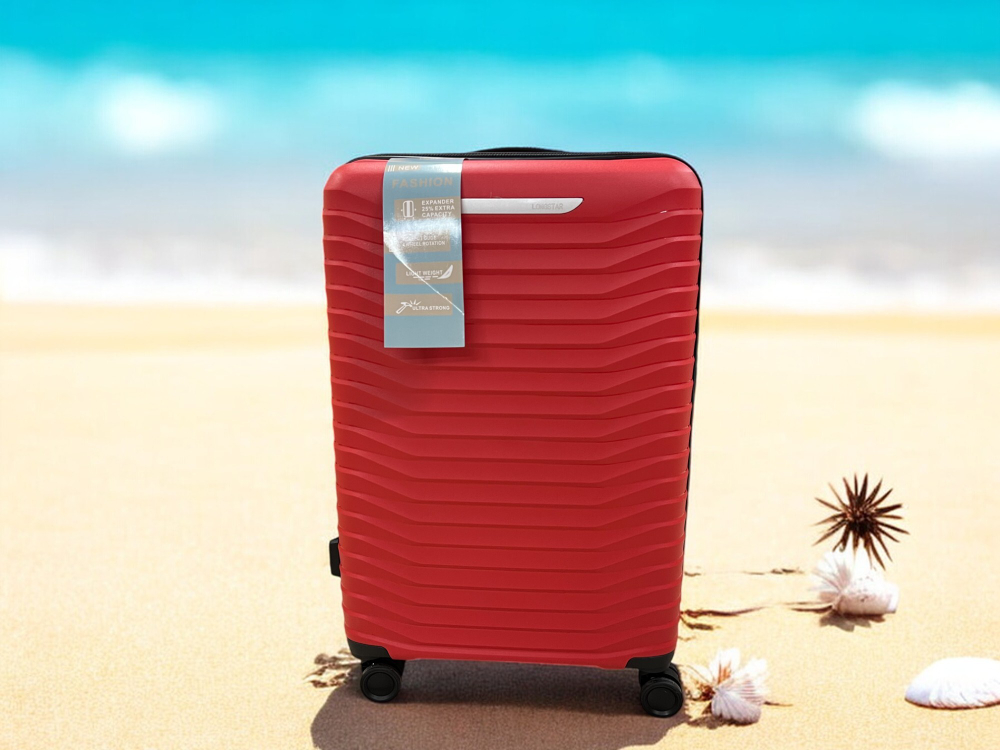 Средний чемодан Bon-Voyage PP Three, Красный, M