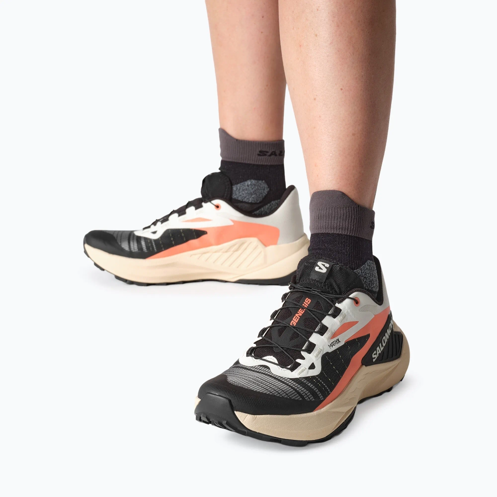 Женские Кроссовки для бега Salomon Genesis coral/tender/black