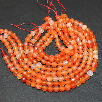 Сердолик ,Агат оранжевый юв 5.5мм