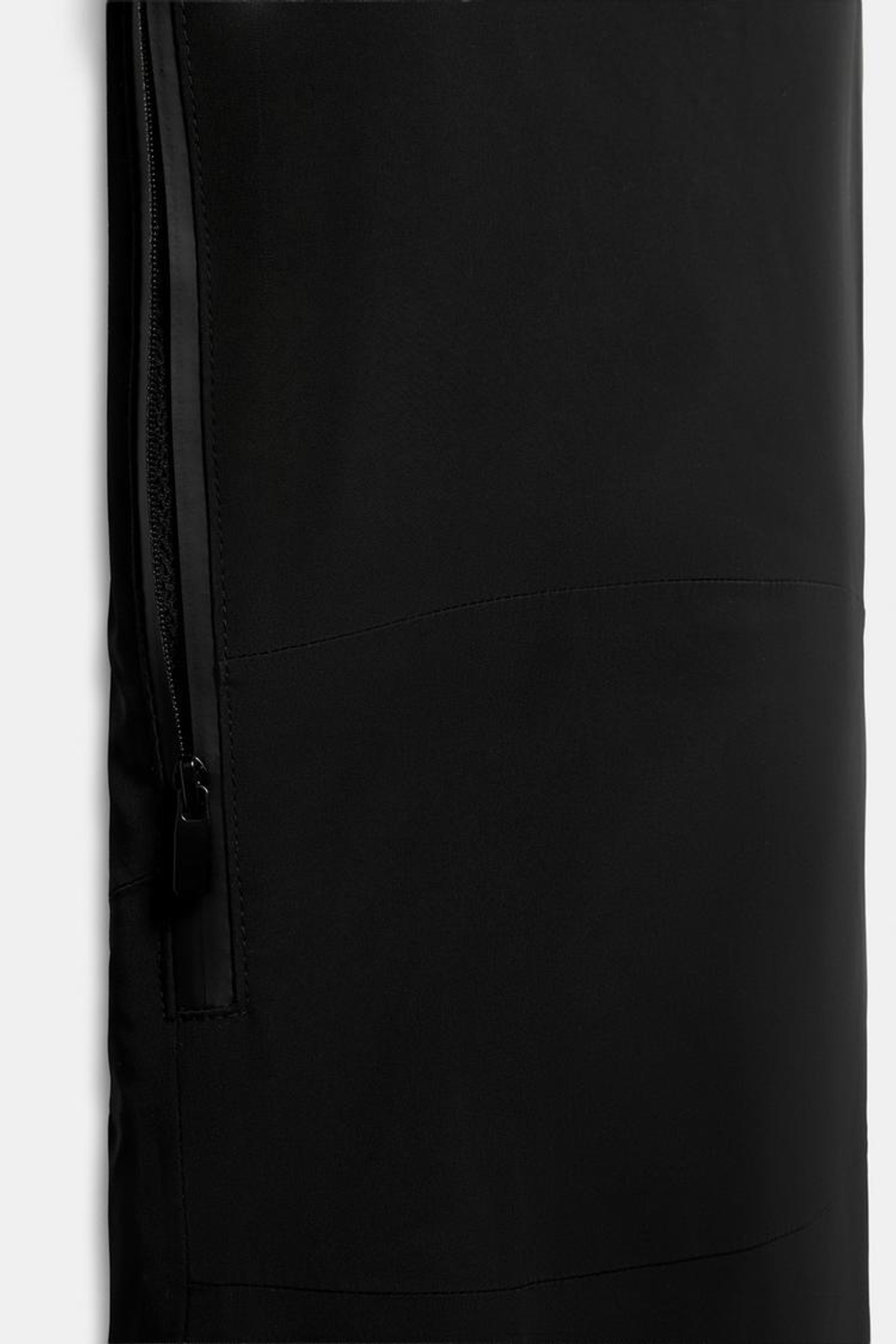 ZARA ВОДОНЕПРОНИЦАЕМЫЕ БРЮКИ, ЧЕРНЫЙ
