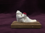Игольница "Мишка", из кости, фигурка