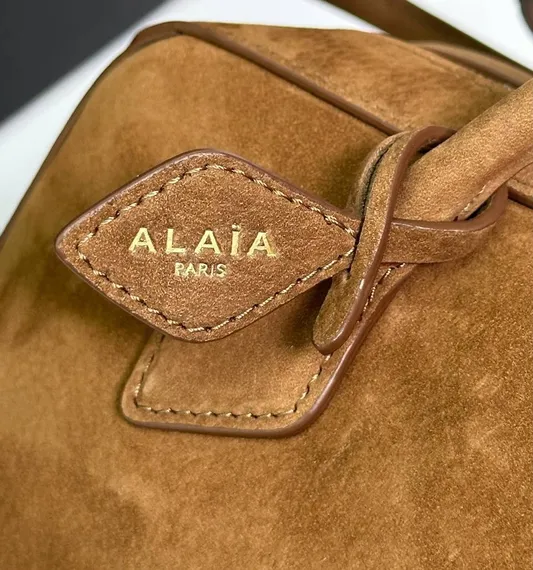 Сумка ALAIA LE TECKEL MEDIUM из нубука
