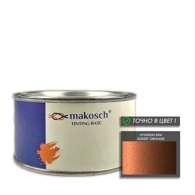 Автоэмаль makosch/HYUNDAI SN4, Базовая эмаль, оранжевый, перламутр, 200мл.