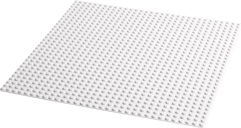 Конструктор Лего Классик Базовая белая пластина 11026 | LEGO Classic White Baseplate для творчества и сборки 1 деталь 4+