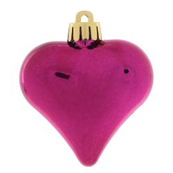 GAEM Набор из 6шт Украшение новогоднее "Сердце", L16 W2,5 H10,5 см