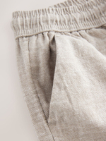 Брюки льняные для мальчика Next E42-433, Песочный