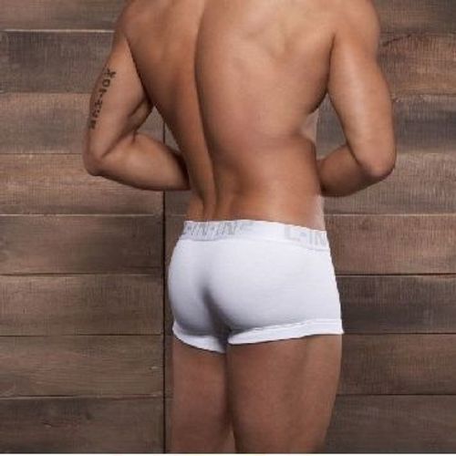 Мужские трусы боксеры белые  C-IN2 Low No Show Army Trunk Blanc Boxer