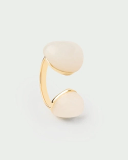 Кольцо Quartz Gravity серебро 925 пробы покрытое золотом