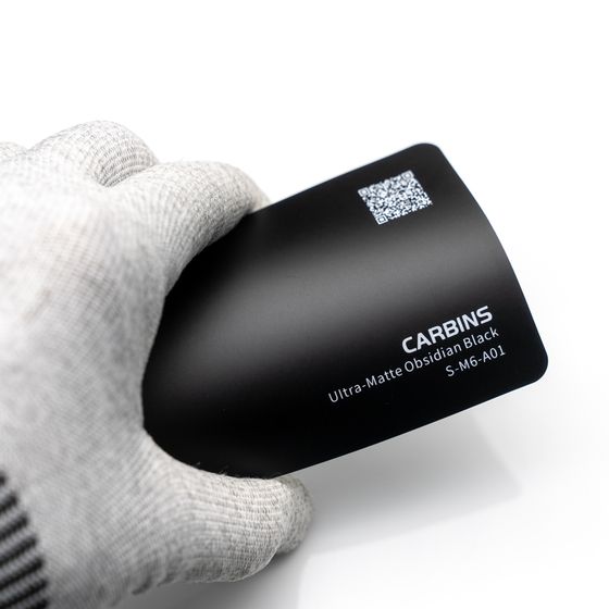 Веер образцов виниловой цветной пленки Carbins