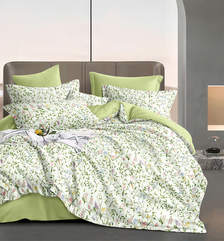 КПБ Дуэт с простыней на рез. 180х200 ПОПЛИН "П5"