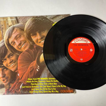 Винтажная виниловая пластинка LP The Monkees (USA 1966) I Wanna Be Free