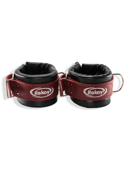 Манжета силовая на ногу из натуральной кожи ReKoy F157K, 2 шт
