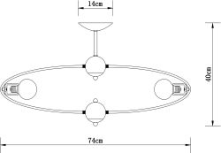 Потолочная люстра Arte Lamp