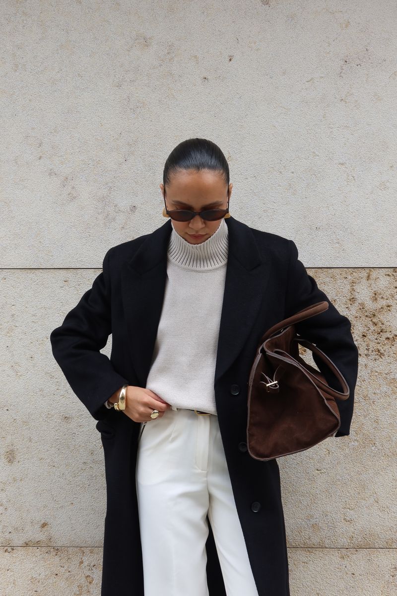 Свитер из шерсти мериноса OVER жемчужный