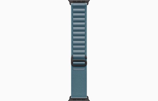 Умные часы Apple Watch Ultra 3, 49 мм, Black Titanium Light Blue Alpine Loop M