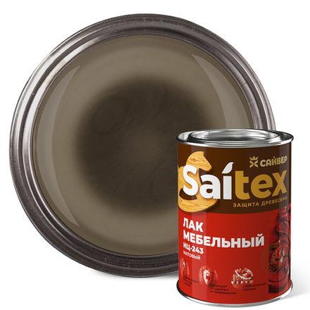 SAITEX  Лак мебельный НЦ-243 матовый 0,7кг (Сайвер)