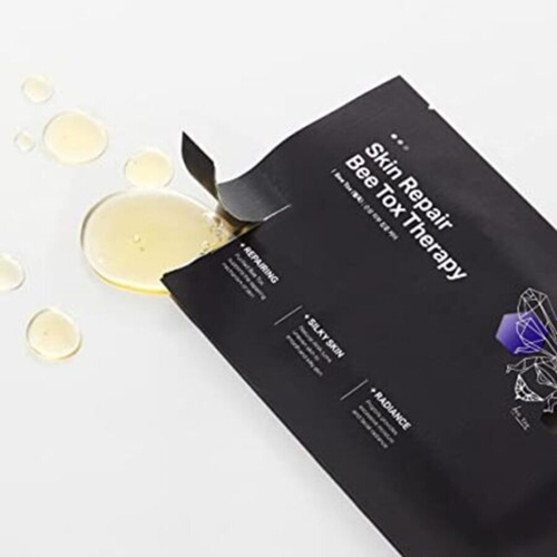 Celimax Skin Repair Bee Tox Therapy Mask восстанавливающая тканевая маска с прополисом и пчелиным ядом