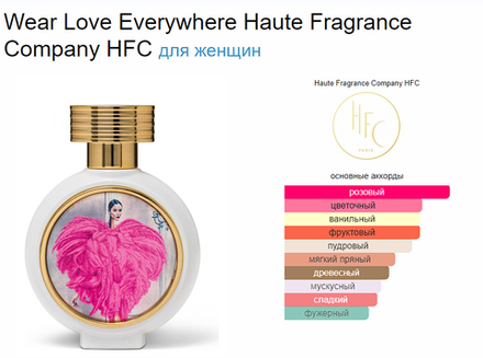 HFC Wear Love Everywhere 75 мл (duty free парфюмерия)