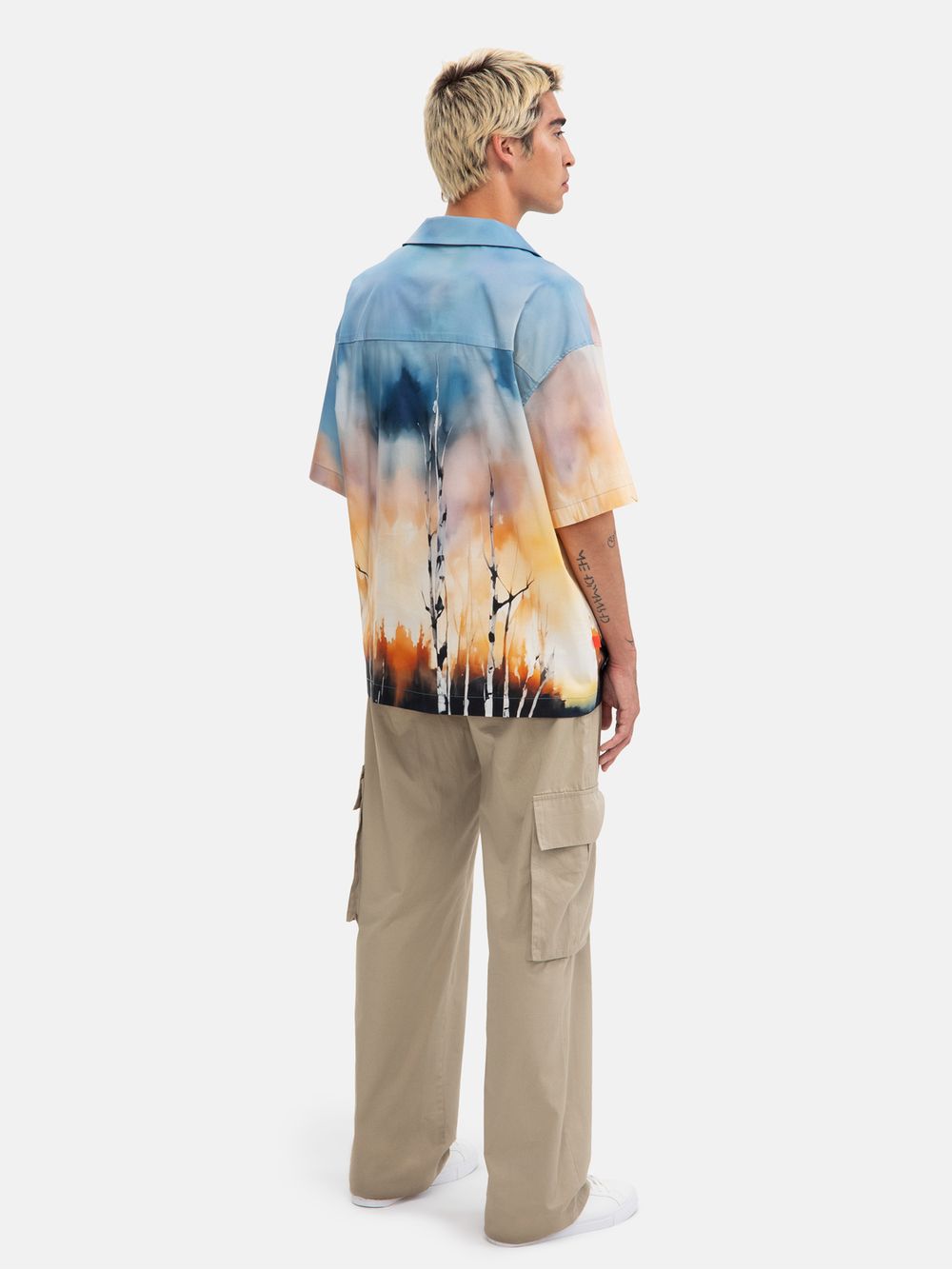 Рубашка Яндекс Гавайская желтая