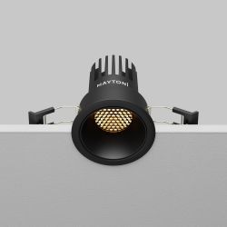 Светильник встраиваемый светодиодный Maytoni Dip DL115-10W-2.7K-B