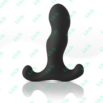 Черный массажер простаты с вибрацией