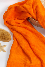 Полотенце махровое, г/к, 40х70, арт. 40-70 BS, 460 гр/м2, цвет: 207-апельсиновый,