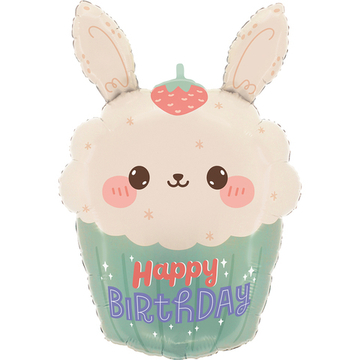 Фигура "Happy Birthday Кексик с зайчиком"