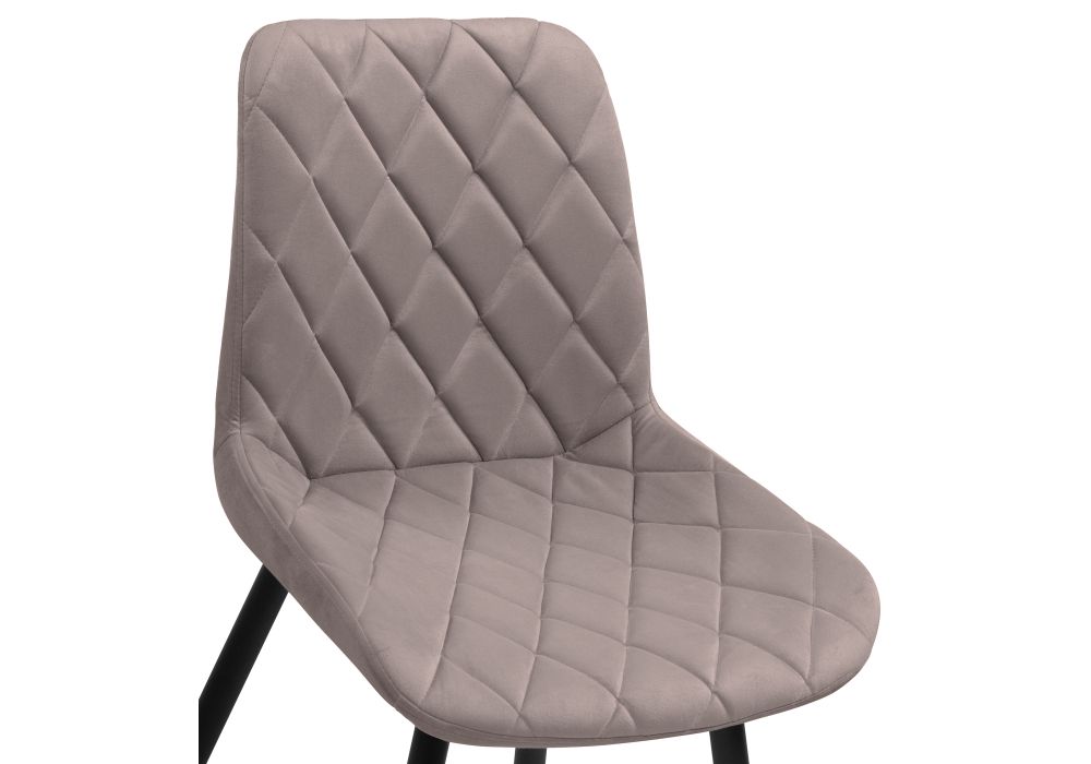 Стул на металлокаркасе Баодин Б/К латте / черный