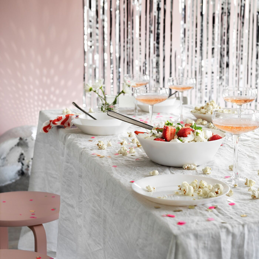 Миска для сервировки IKEA OFTAST (ОФТАСТ), Белый, 23 см