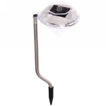 Фонарь садовый «Бриллиант» 26*7,5*6,5 см, на солнечной батарее, Теплый белый