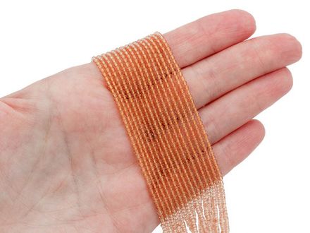 Нить бусин для украшений 2мм (ювелирное стекло)