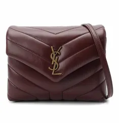 Сумка Saint Laurent Loulou Toy бордовый