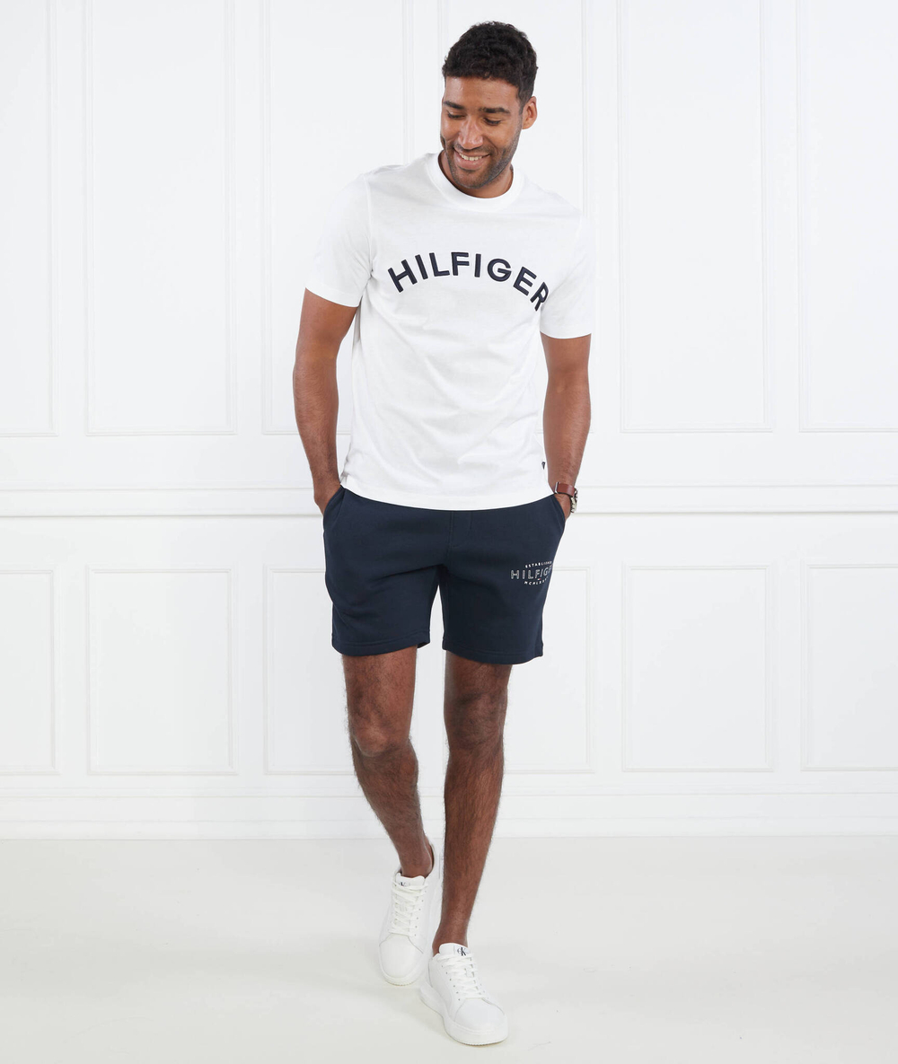 Шорты HILFIGER CURVE LOGO SWEATSHORT Tommy Hilfiger - темно-синий(MW0MW30014)