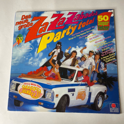 Винтажная виниловая пластинка LP Saragossa Band, Das Neue Grose Za Za Zabadak, Party Total, 50 Super Fetzer, Dance With The Saragossa Band (Германия 1982)